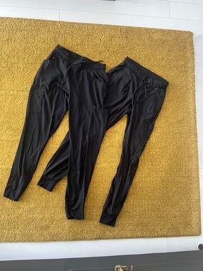Jaanuu Black Women's Track Pants Joggers (Pair)
